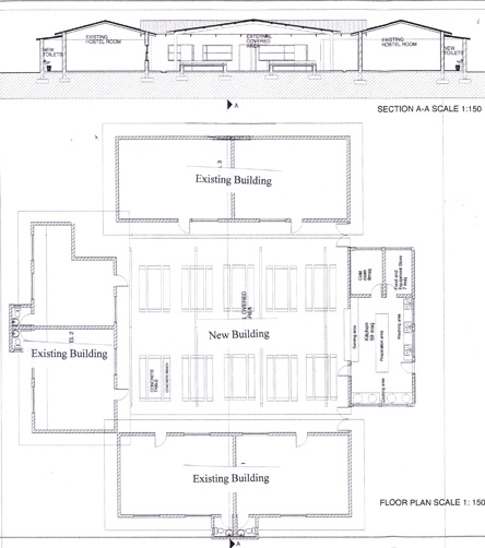 Plan of canteen.